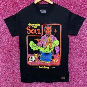 Steven Rhodes Devouring Your Soul Cook Book T-Shirt Small